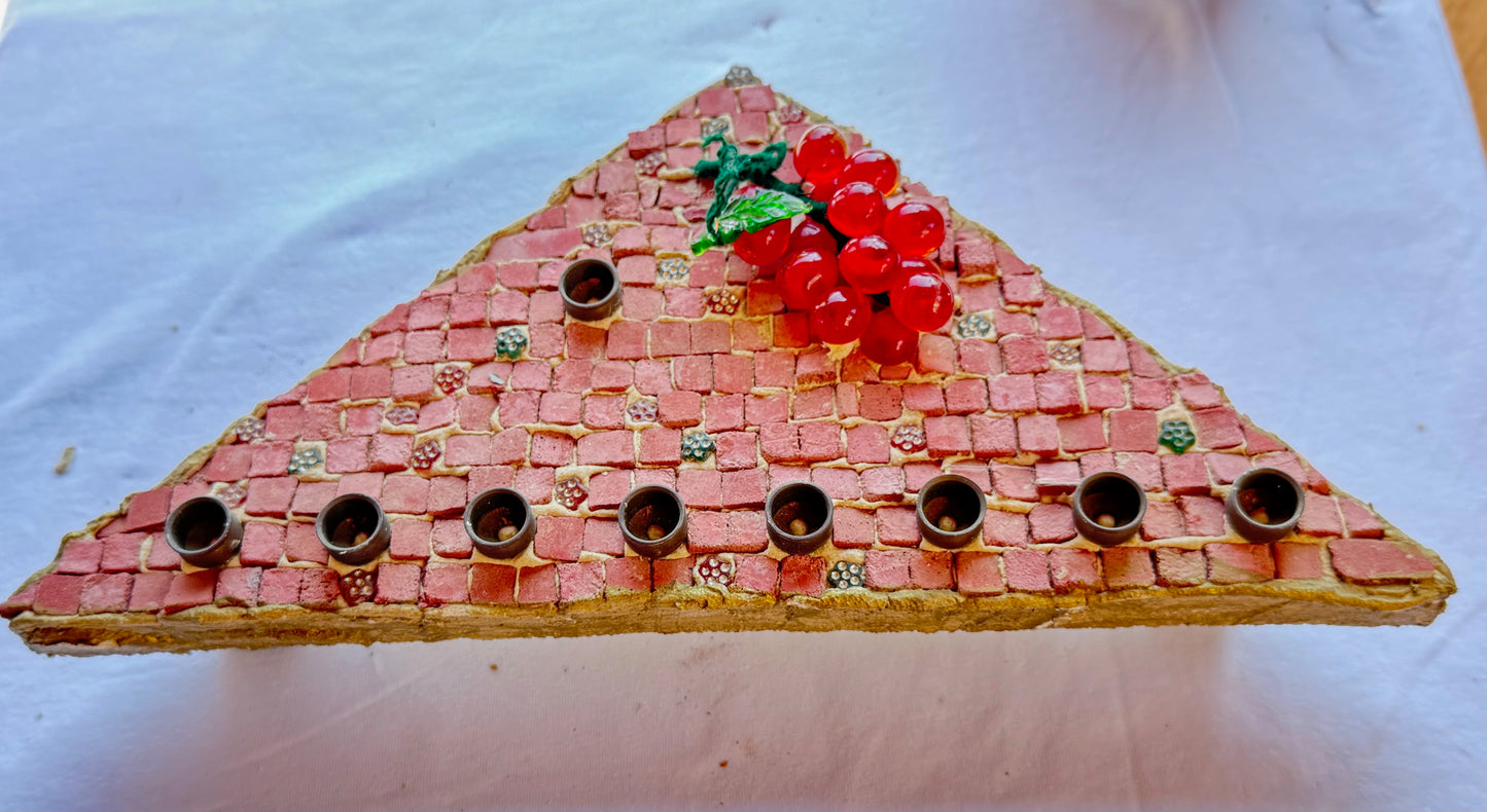 Red grapes Menorah