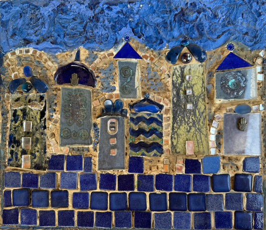 Jerusalem in a blue vide