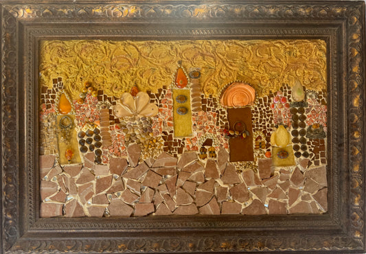 Jerusalem and its sky are gold