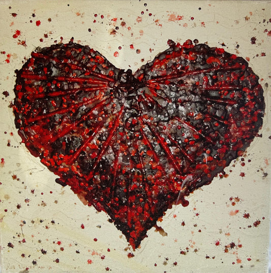 Print - hearts series - wax