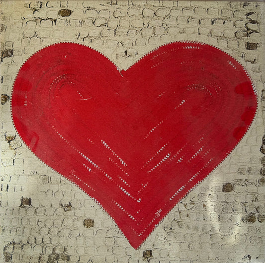 Print - hearts series - zippers