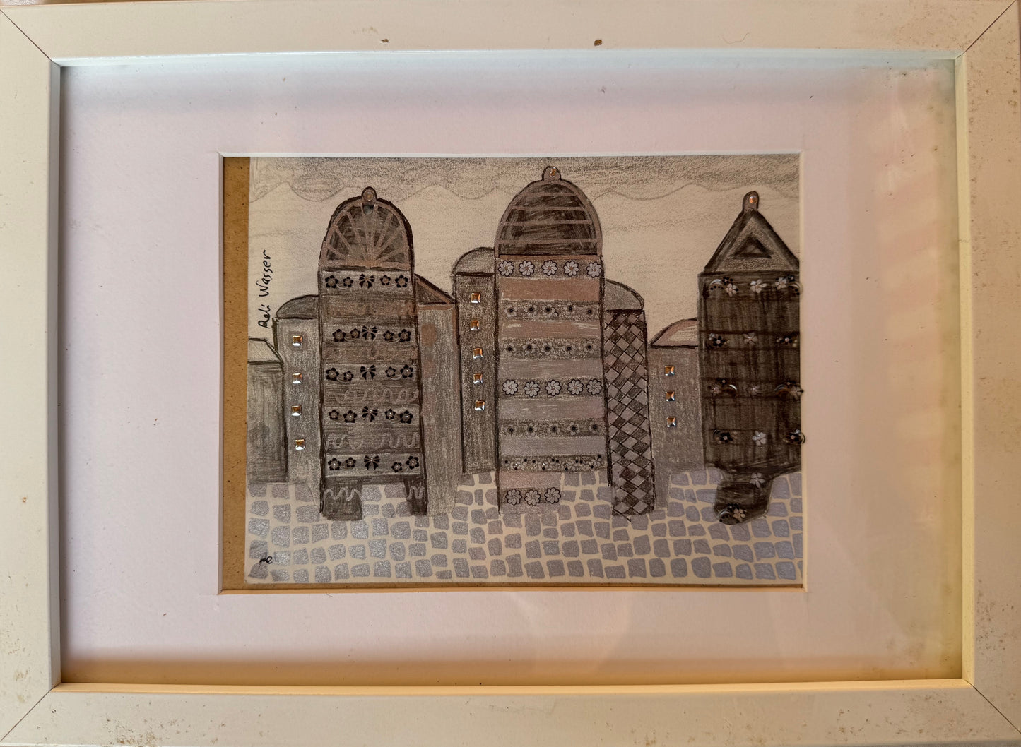 Jerusalem in silver - painting