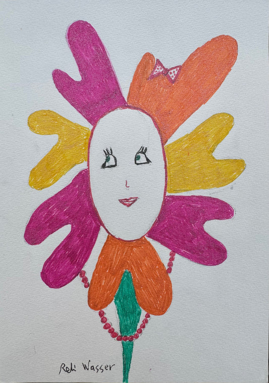 Happy flower - painting