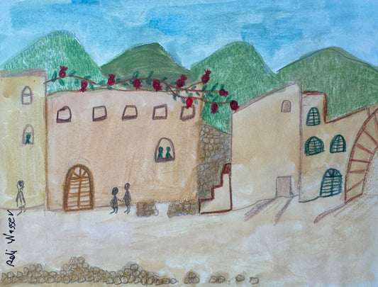 Moment in Safed 1 - painting