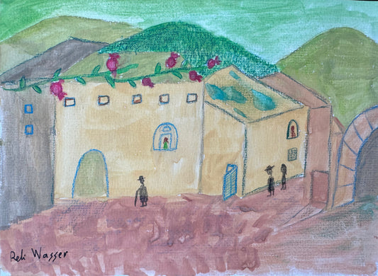 Moment in Safed 3 - painting