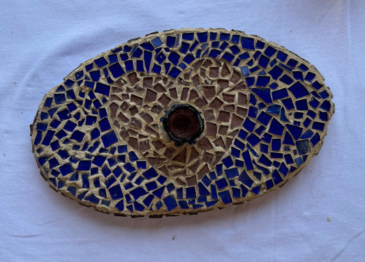 Heart candle tray
