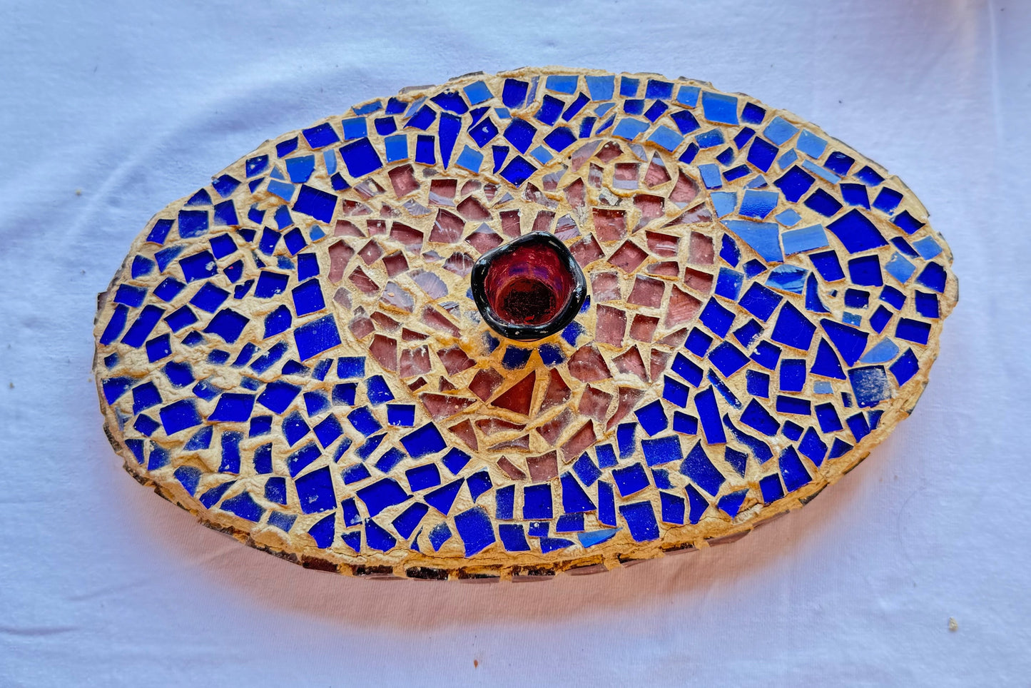 Heart candle tray