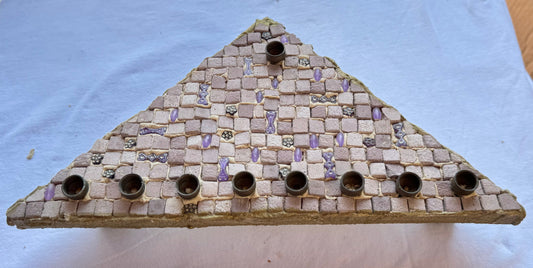 Purple Menorah