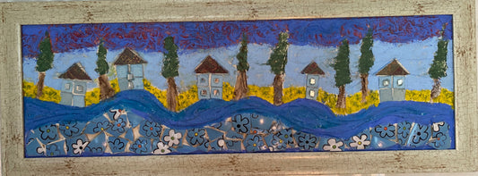 My childhood view in blue