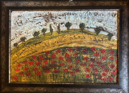 In the field